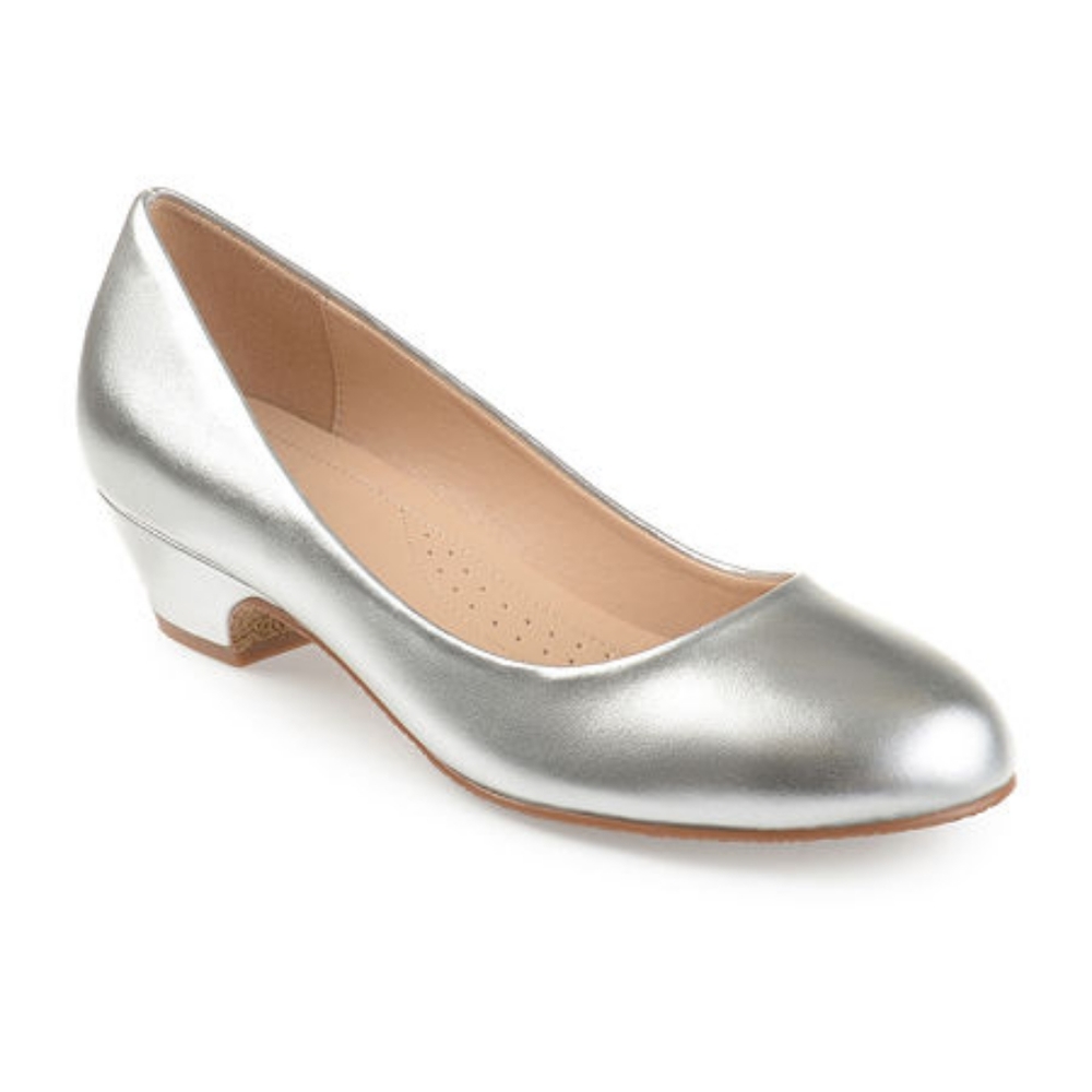 Journee Collection Saar Women's High Heels, Girl's, Size: Medium (12), Silver